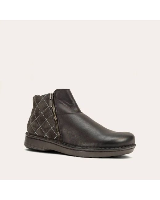Naot Brown Sintra Zip Bootie