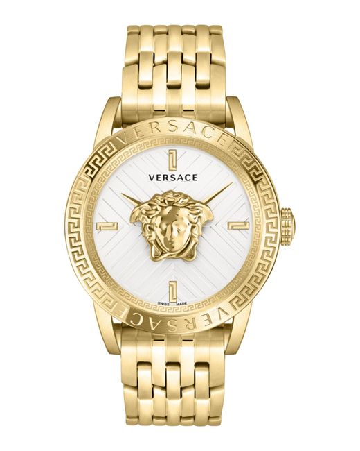 Versace Metallic V-code Bracelet Watch for men