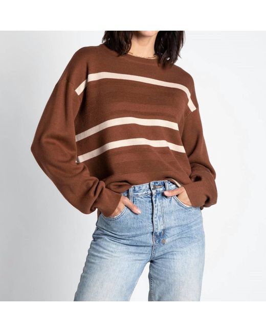 Thread & Supply Brown Cassidy Sweater