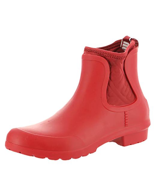 ugg red rain boots