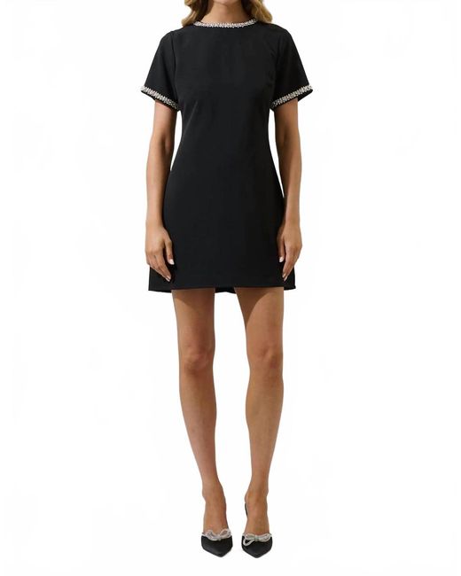 sugar mini dress black Teresa Ruffle Tiered Mini Dress Black / L by Sugarlips main image 0