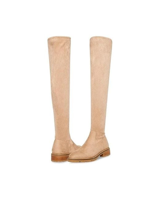 Steve Madden Black Lizbeth Lizb01S1-482 Boots Taupe Knee-High Jobb1872