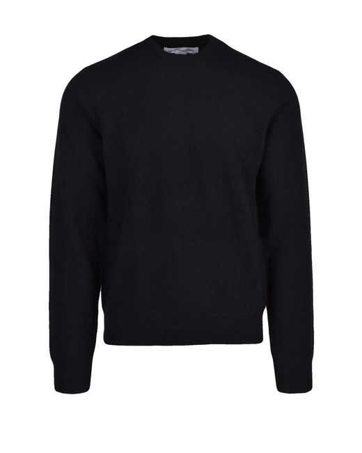 Comme des Garçons Blue Crew Neck Pullover for men