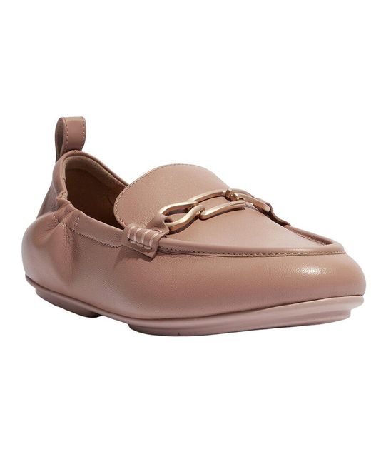 Fitflop Brown Allegro Leather Loafer