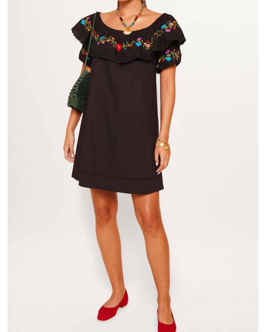 Rixo Black Saige Dress