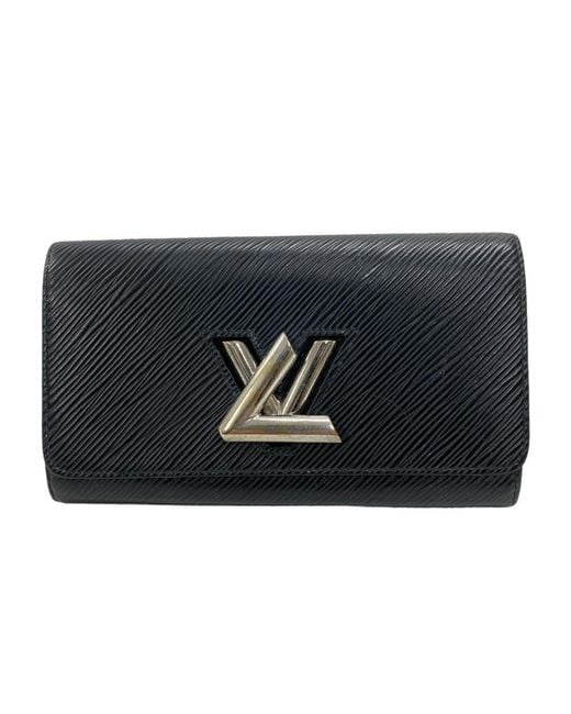 Louis Vuitton Black Twist Leather Wallet (pre-owned)