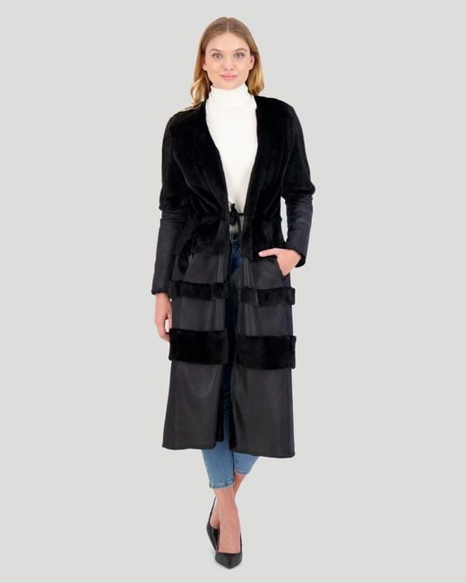Gorski Black Mink Nappa Coat