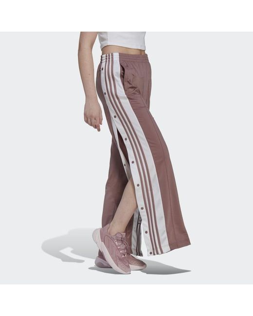 Adidas popper hotsell pants purple