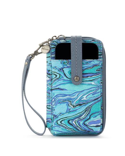 The Sak Blue Salinas Smartphone Crossbody Bag