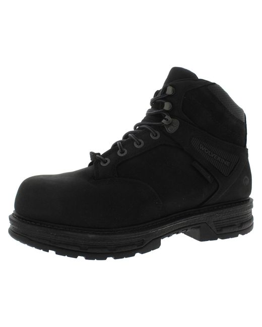 Wolverine Black Hellcat 6" Leather Waterproof Work & Safety Boot for men