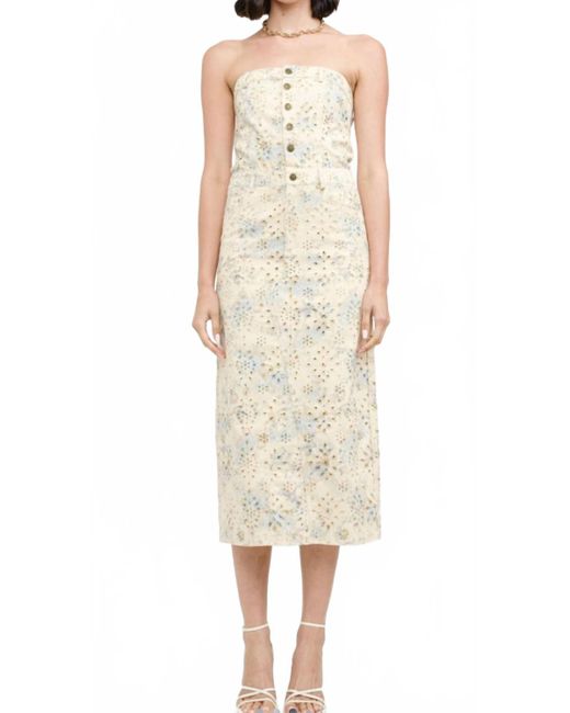 SOFIA The Label Natural Ellison Dress