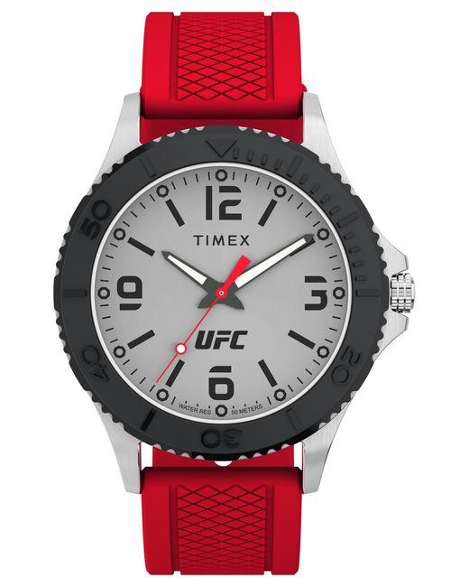 Timex Red 42mm Quartz Watch for men