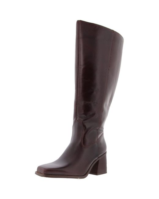 Vince Camuto Brown Vgsangetixc Extended Calf Leather Knee-High Boots
