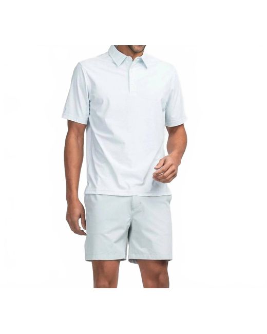 The Shirt Company Blue Next Level Performance Polo for men