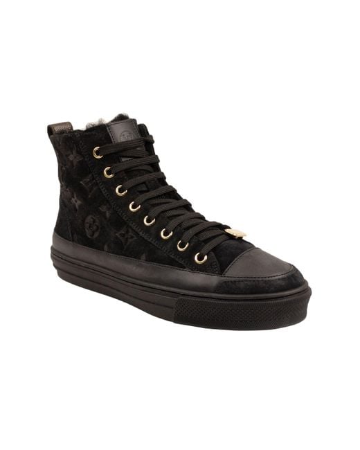 Louis Vuitton Black Stellar Sneaker Boot