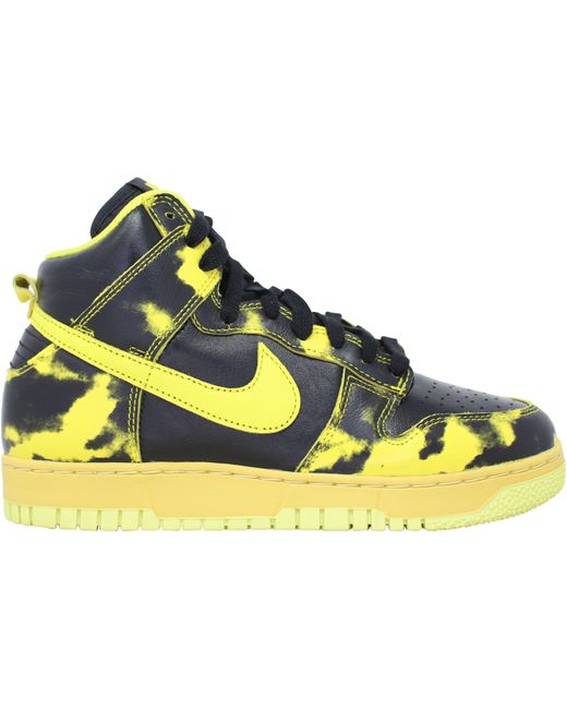 Nike Dunk High Acid Wash - Yellow schwarz DD9404-001