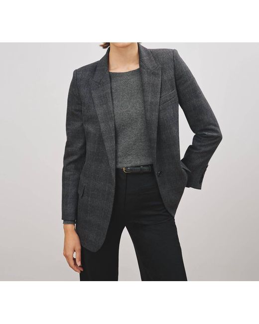 Nili Lotan Gray Diane Blazer