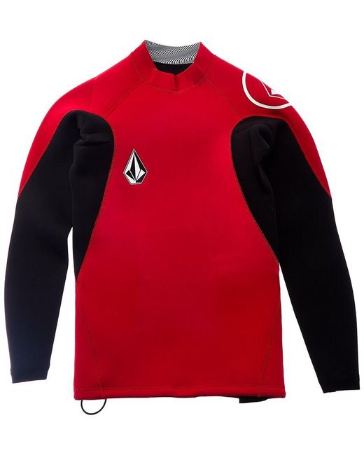 Volcom Red Wetsuit Jacket for men