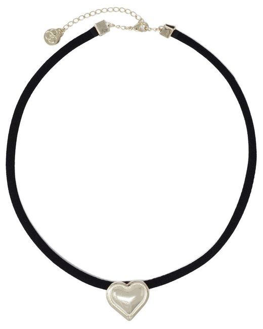 Cloverpost Metallic Heartbeat 14k Plated Necklace