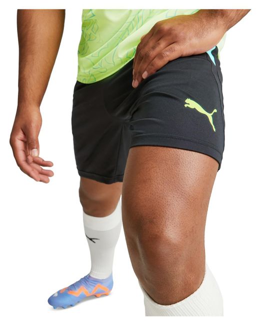 PUMA Black Liga Training Piping Shorts for men
