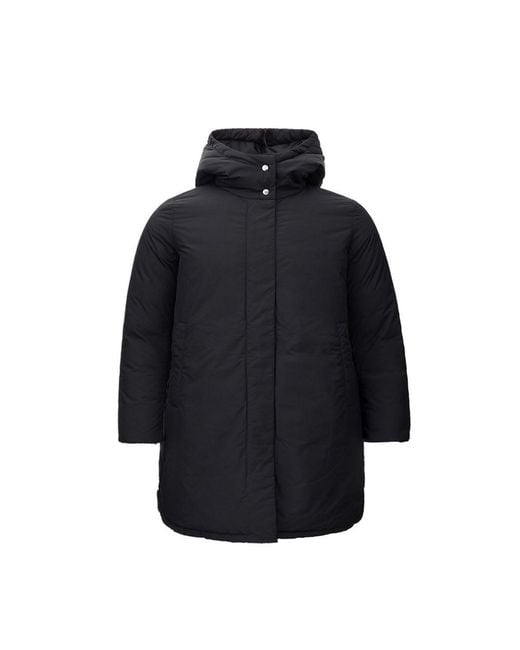 Add Blue Polyamide Full-Length Jacket