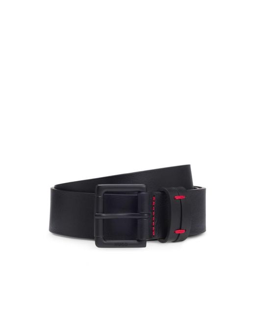 HUGO Blue Stitching Belt for men