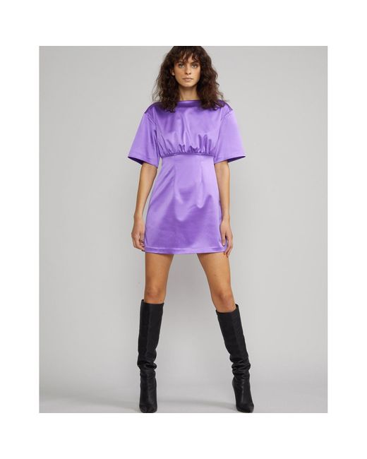 Cynthia Rowley Rush Stretch Satin Mini 