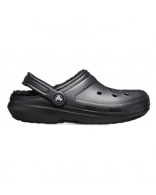 CROCSTM Black Classic Lined Clog