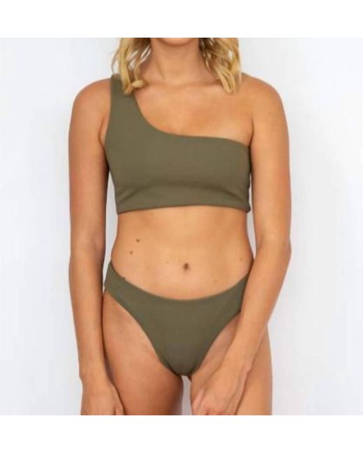 Phie Collective Green Figure Sofie Cheeky Bikini Bottom