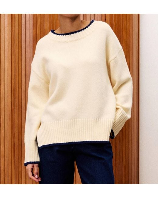 FRNCH Natural Snowball Sweater