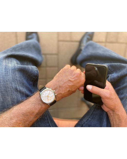 Porsamo Bleu Dylan Leather Watch in 