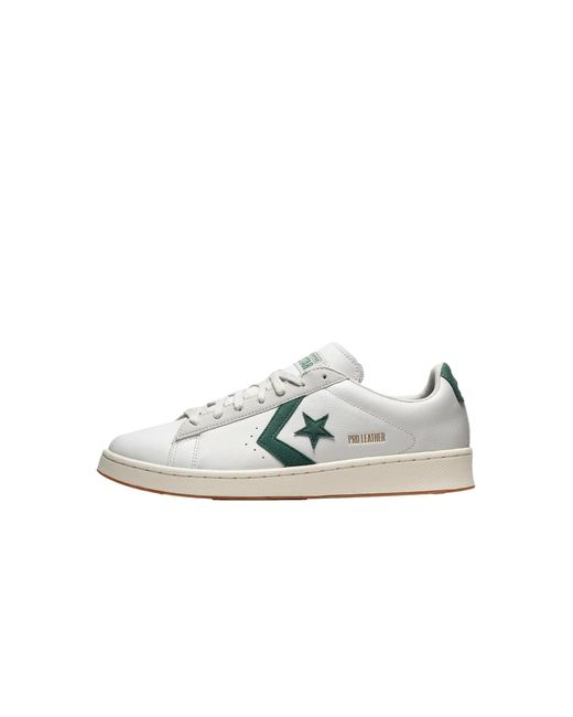 Converse White Pro Leather Ox/Forest Pine/Pale Putty 171317C for men