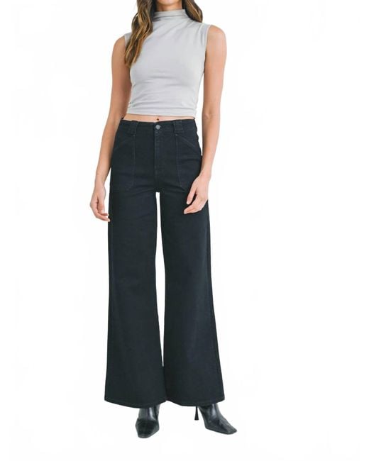 Jbd. Blue Monica Patch Pocket Denim Pants