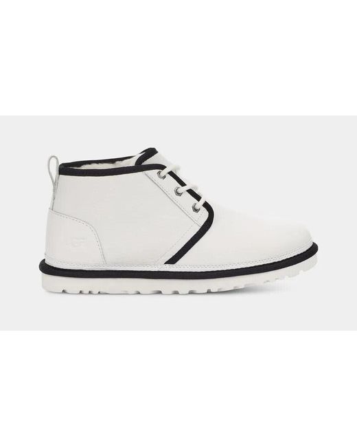 Ugg Neumel M/1133777 Black Leather Wool Sockliner Chukka Boots Nr5507 for men