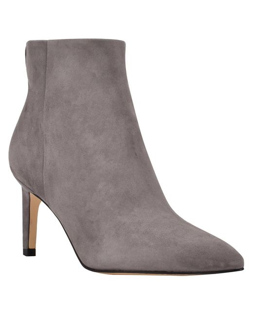 Calvin Klein Brown Senly Suede Ankle Boots