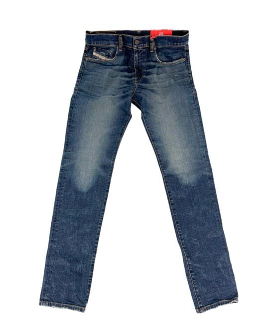 DIESEL Blue D-Strukt Slim-Fit Stretch Denim Jeans for men