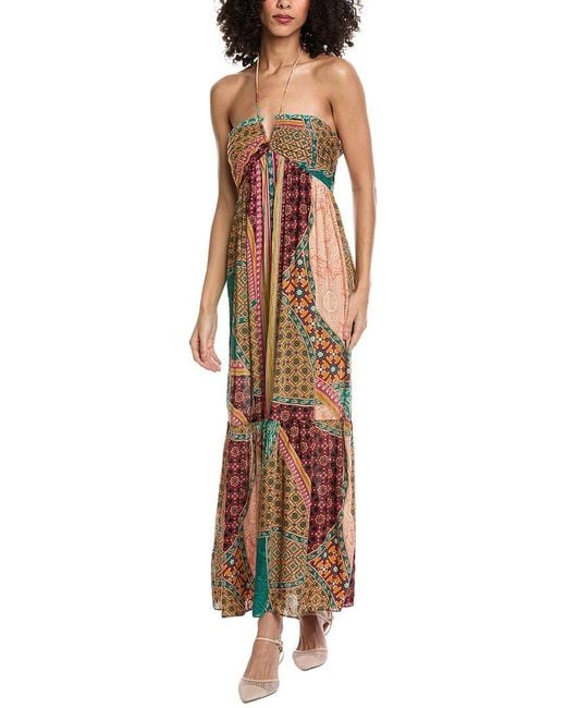 Ba&sh Brown Robe Fran Dress