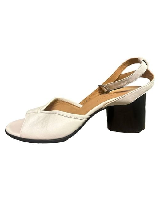 Ink Natural Kips Bianco Sandals