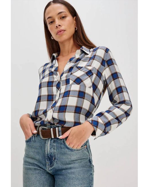 Rails Blue Hunter Flannel Top