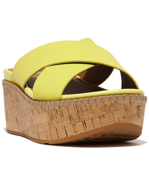 Fitflop Metallic Eloise Leather Slide