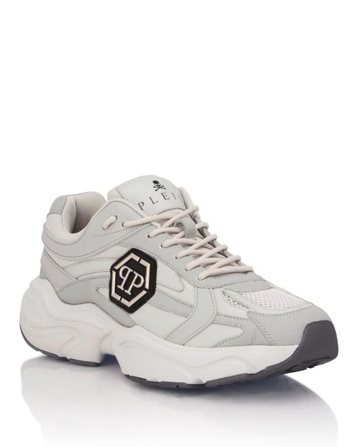 Philipp Plein White Nitro-X Runner for men