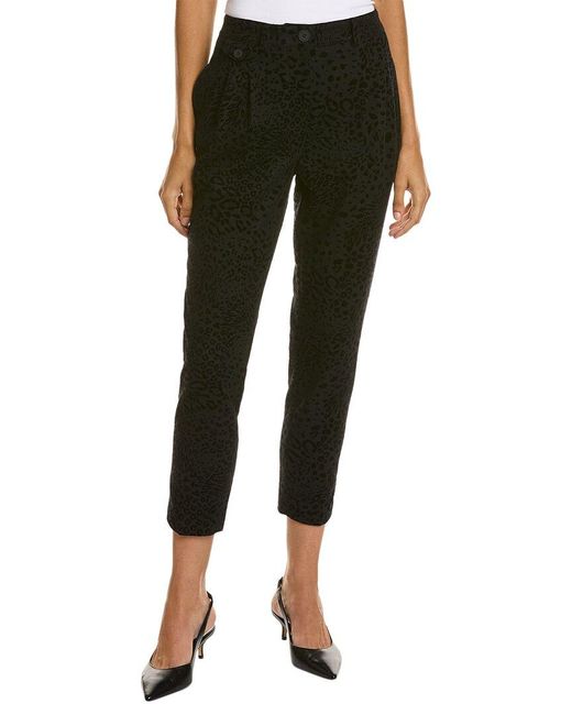 AllSaints Black Laila Leo Wool-blend Trouser