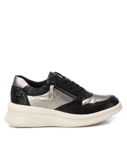Xti Black Trainer Sneakers