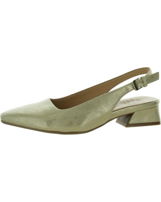 Naturalizer Natural Ginger Comfort Insole Manmade Slingbacks