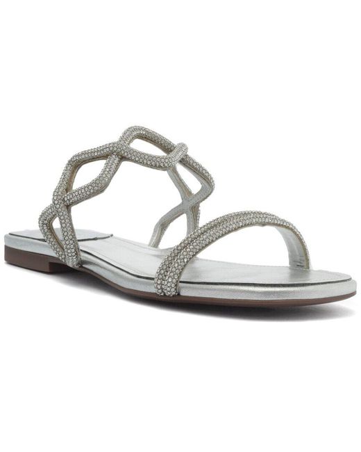 SCHUTZ SHOES Metallic Arabella Sandal Glam Leather Sandal