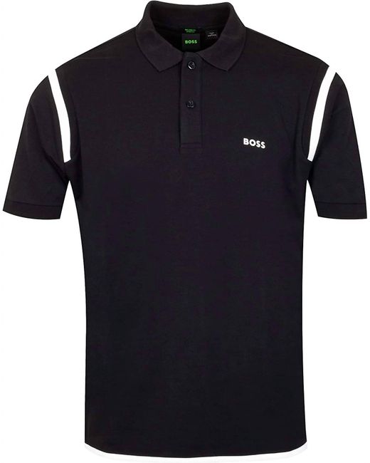 Boss Black Pirax 1 Cotton Short Sleeve Polo T-shirt for men