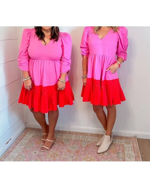 CROSBY BY MOLLIE BURCH Pink Blake Dress