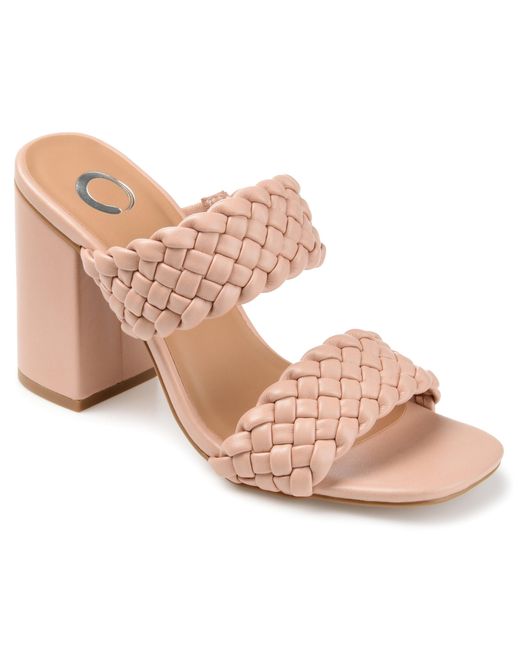 Journee Collection Pink Collection Wide Width Melissa Pump