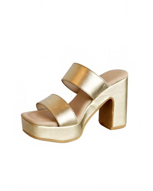 Matisse Natural Gem Platform Heel