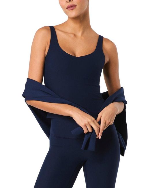 Spanx Blue V-Neck Tank